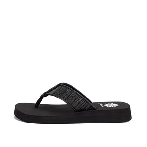 Black Yellowbox Flip Flops