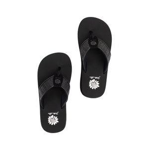 Black Yellowbox Flip Flops