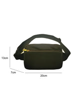 Load image into Gallery viewer, Black Multi Pocket Crossbody