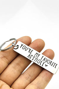 Favorite A**hole Keychain