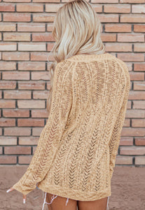 Tan Cardigan