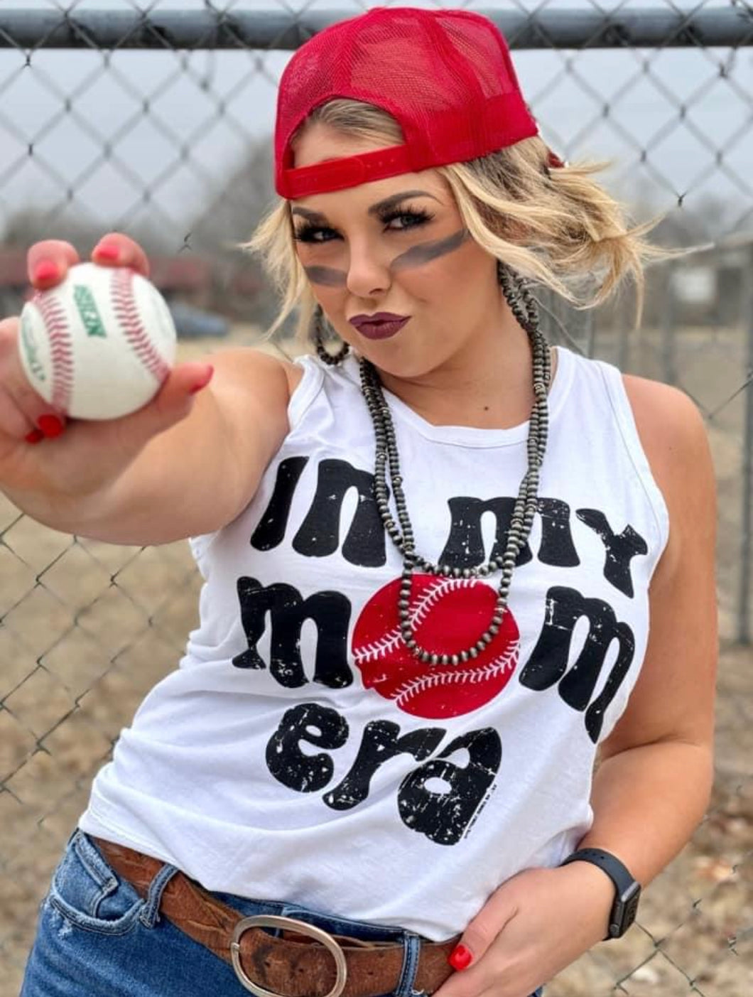 In My Baseball Mom Era Tank