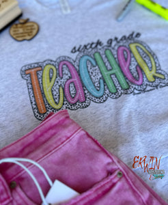 Custom Teacher Tee