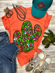 (COLLECTIVE) Fiesta Cactus Tee