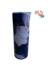 Load image into Gallery viewer, Purple Marble Tumbler