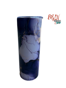 Purple Marble Tumbler