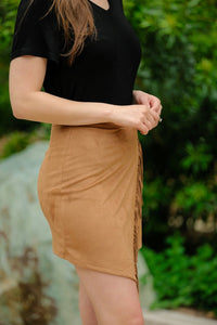 Suede Skirt