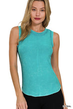 Load image into Gallery viewer, Washed Scoop Neck Tank