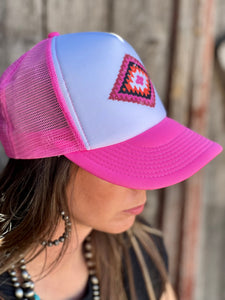 (COLLECTIVE) Cheyenne Aztec on Foam Trucker Cap