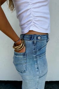 CLOVER FRONT POCKET JEANS