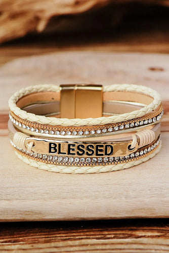 Beige Blessed Bracelet