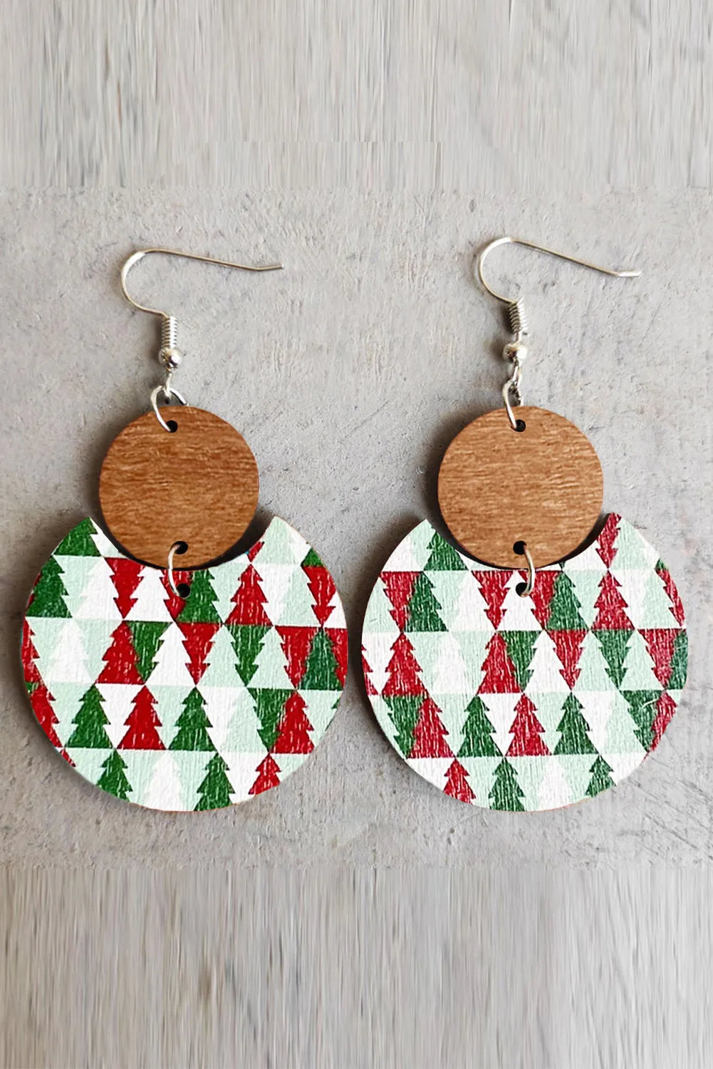 Christmas Checkered Earrings