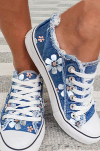 Floral Print Sneakers