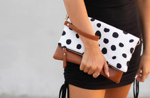 Load image into Gallery viewer, Polka Dot Clutch