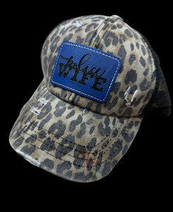 Fire Wife/ Police Wife Leopard Hat