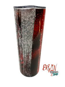 Paintbrush Stroke Heart Tumbler