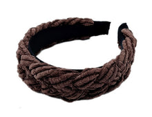 Load image into Gallery viewer, Braided Cordruroy Headband