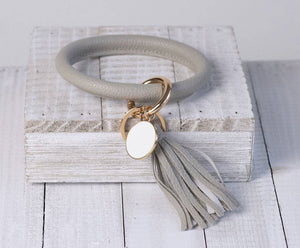 Halo Tassel Bracelet Keychain/Key Ring