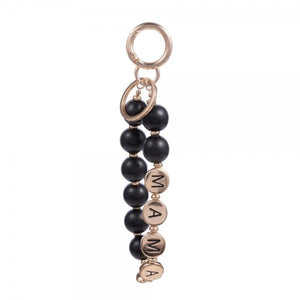 Mama Beaded Bracelet Keychain