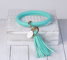 Load image into Gallery viewer, Halo Tassel Bracelet Keychain/Key Ring