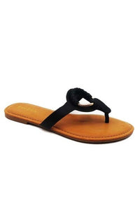 Black Sandal Slides