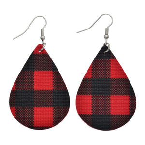 Plaid Teardrops