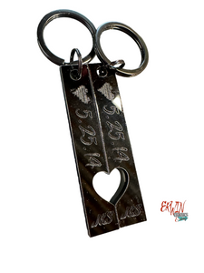 Couples Keychain