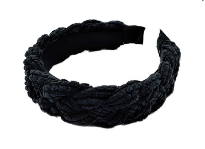 Braided Cordruroy Headband