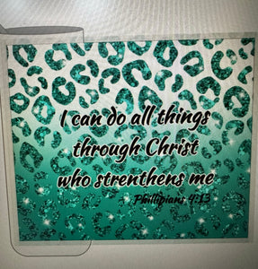 Custom Bible Verse Tumbler