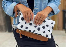 Load image into Gallery viewer, Polka Dot Clutch