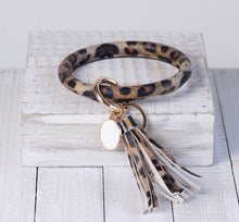 Load image into Gallery viewer, Halo Tassel Bracelet Keychain/Key Ring