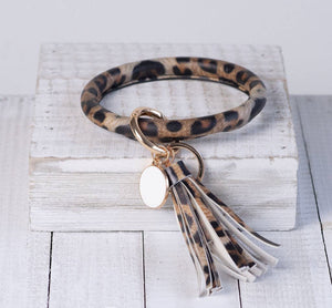 Halo Tassel Bracelet Keychain/Key Ring