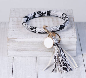 Halo Tassel Bracelet Keychain/Key Ring