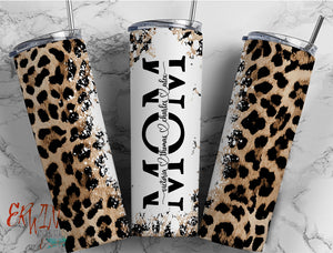 Custom LEOPARD MOM Tumbler